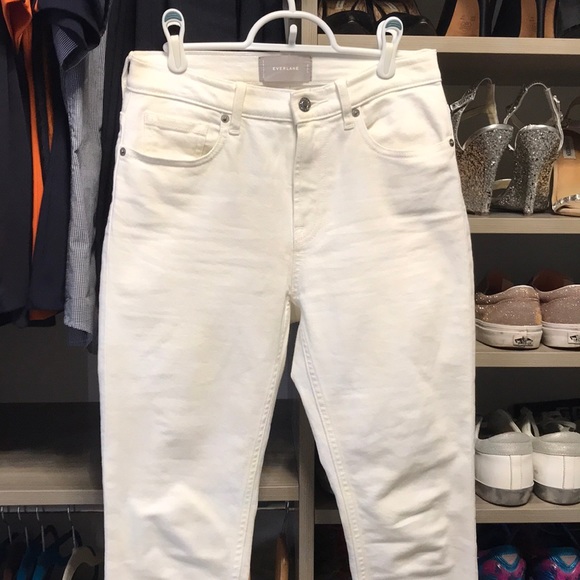 🌊Everlane High Rise White Skinny Ankle Jeans🌊 - Picture 7 of 8